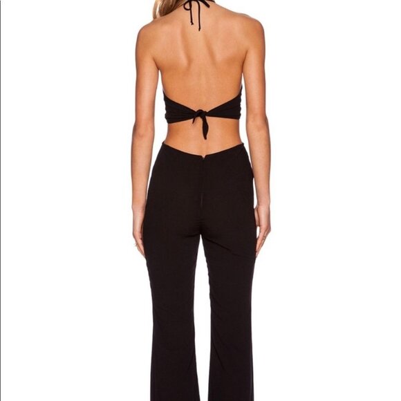 For Love & Lemons Summer Love Halter Romper Jumpsuit - Picture 3 of 12
